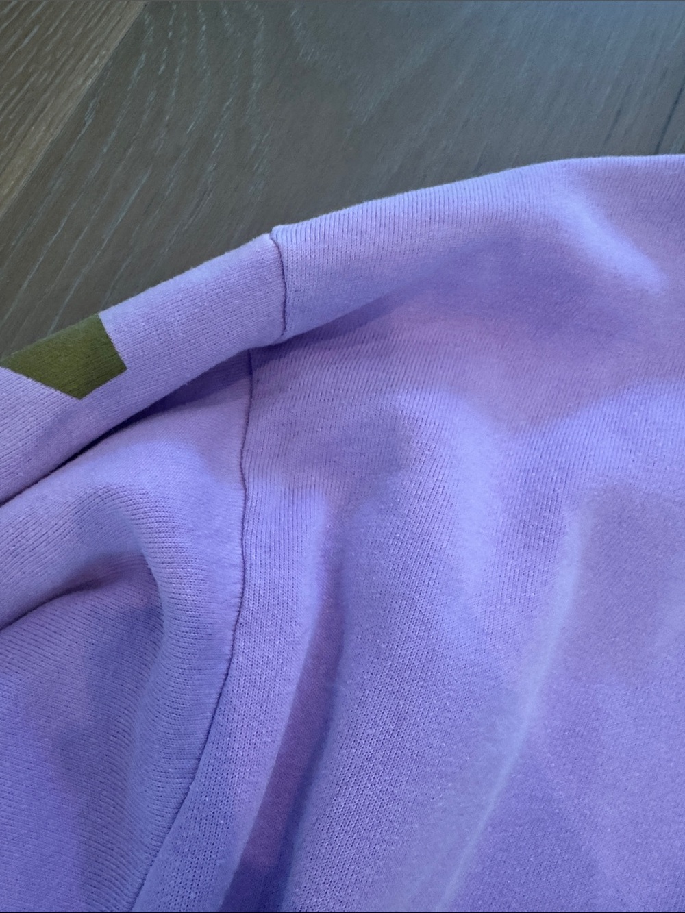 Aviator Nation lavendar Hoodie with Rainbow Chest Emblem - Picture 16 of 16